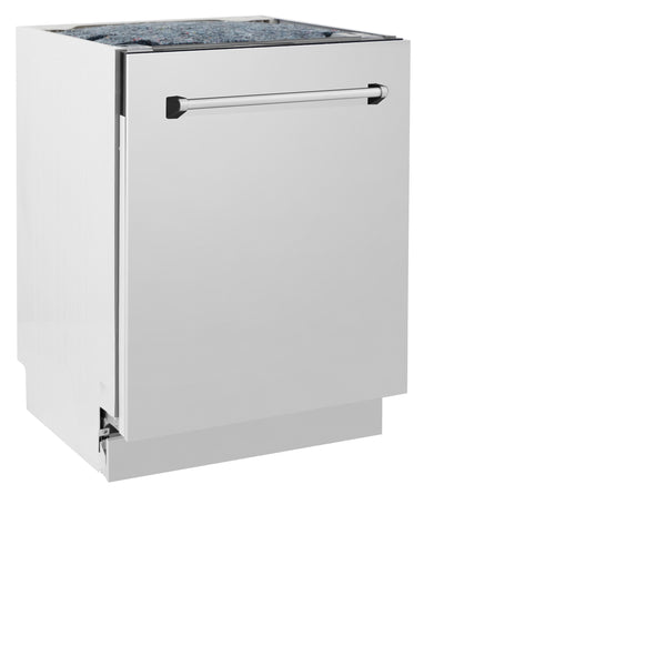 ZLINE 24" Tallac Series 3rd Rack Dishwasher in Custom Panel Ready with Stainless Steel Tub, 51dBa (DWV-24)