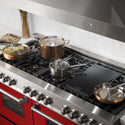 ZLINE 60 in. 7.4 cu. ft. Legacy Dual Fuel Range with 9 Burner Gas Cooktop and 2 Electric Convection Ovens