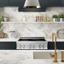 ZLINE 30 in. 4.0 cu. ft. Legacy Induction Range with 4 Element Cooktop and Electric Oven in Stainless Steel and Red Matte Door, Open Box-Good Condition