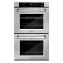 ZLINE 30 in. Professional True Convection Double Wall Oven with Air Fry and Self Clean in Stainless Steel, Open Box-Good Condition