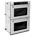 ZLINE 30 in. Professional True Convection Double Wall Oven with Air Fry and Self Clean in Stainless Steel, Open Box-Good Condition