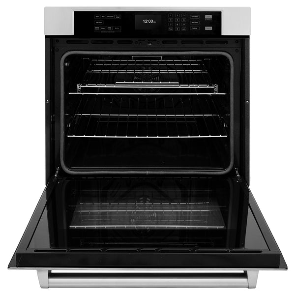 ZLINE 30 in. Professional True Convection Single Wall Oven with Air Fry and Self Clean in Stainless Steel, Open Box-Great Condition