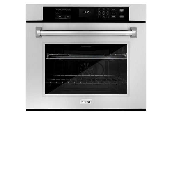 ZLINE 30 in. Professional True Convection Double Wall Oven with Air Fry and Self Clean in Stainless Steel, Open Box-Great Condition