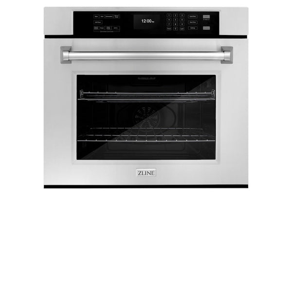 ZLINE 30 in. Professional True Convection Single Wall Oven with Air Fry and Self Clean in Stainless Steel, Open Box-Good Condition