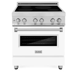 ZLINE 30 in. 4.0 cu. ft. Legacy Induction Range with 4 Element Cooktop and Electric Oven