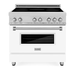 ZLINE 36 in. 4.6 cu. ft. Legacy Induction Range with 5 Element Cooktop and Electric Oven