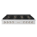 ZLINE 48 in. Paramount Gas Rangetop with 8 Burner DuoPro™ Cooktop in Stainless Steel