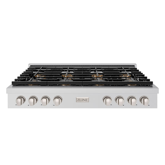 ZLINE 48 in. Paramount Gas Rangetop with 8 Burner DuoPro™ Cooktop in Stainless Steel (PSRT48)