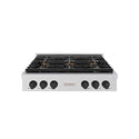ZLINE Autograph Edition 36 in. Paramount Gas Rangetop with 6 Burner DuoPro™ Cooktop in Stainless Steel and Matte Black Accents, Open Box-Good Condition