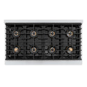 ZLINE Autograph Edition 48 in. Paramount Gas Rangetop with 8 Burner DuoPro™ Cooktop in Stainless Steel and Champagne Bronze Accents, Open Box-Good Condition
