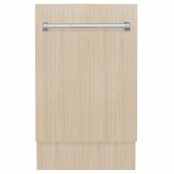 ZLINE 18 in. Tallac Series 3rd Rack Dishwasher with Auto Door Open Drying, 51dBa, Panel Ready (DWV-18)