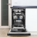 ZLINE 18 in. Tallac Series 3rd Rack Dishwasher with Auto Door Open Drying, 51dBa, Black Matte Panel (DWV-BLM-18)