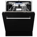 ZLINE 24 in. Tallac Series 3rd Rack Dishwasher with Auto Door Open Drying, 51dBa, Black Matte Panel (DWV-BLM-24)