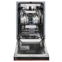 ZLINE 18 in. Tallac Series 3rd Rack Dishwasher with Auto Door Open Drying, 51dBa, Hand-Hammered Copper Panel (DWV-HH-18)