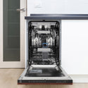 ZLINE 18 in. Tallac Series 3rd Rack Dishwasher with Auto Door Open Drying, 51dBa, Hand-Hammered Copper Panel (DWV-HH-18)
