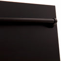 ZLINE 18 in. Tallac Series 3rd Rack Dishwasher with Auto Door Open Drying, 51dBa, Oil-Rubbed Bronze Panel (DWV-ORB-18)