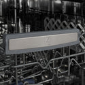 ZLINE 18 in. Tallac Series 3rd Rack Dishwasher with Auto Door Open Drying, 51dBa, Oil-Rubbed Bronze Panel (DWV-ORB-18)