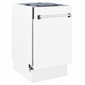 ZLINE 18 in. Tallac Series 3rd Rack Dishwasher with Auto Door Open Drying, 51dBa, White Matte Panel (DWV-WM-18)