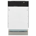 ZLINE Autograph Edition 18 in. Tallac Series 3rd Rack Dishwasher with Auto Door Open Drying, 51dBa, Panel Ready with Matte Black Handle (DWVZ-18-MB)