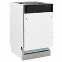 ZLINE Autograph Edition 18 in. Tallac Series 3rd Rack Dishwasher with Auto Door Open Drying, 51dBa, Panel Ready with Matte Black Handle (DWVZ-18-MB)