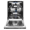 ZLINE Autograph Edition 24 in. Tallac Series 3rd Rack Dishwasher with Auto Door Open Drying, 51dBa, Panel Ready with Matte Black Handle (DWVZ-24-MB)