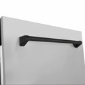 ZLINE Autograph Edition 24 in. Tallac Series 3rd Rack Dishwasher with Auto Door Open Drying, 51dBa, Stainless Steel Panel with Matte Black Handle (DWVZ-304-24-MB)