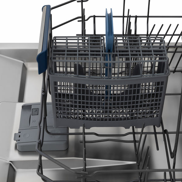 ZLINE 24 in. Tallac Series 3rd Rack Dishwasher with Auto Door Open Drying, 51dBa, Black Matte Panel (DWV-BLM-24)