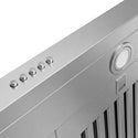 ZLINE 30 in. 300 CFM Ducted Under-Cabinet Range Hood in Stainless Steel, Hardwired Power (617-30)