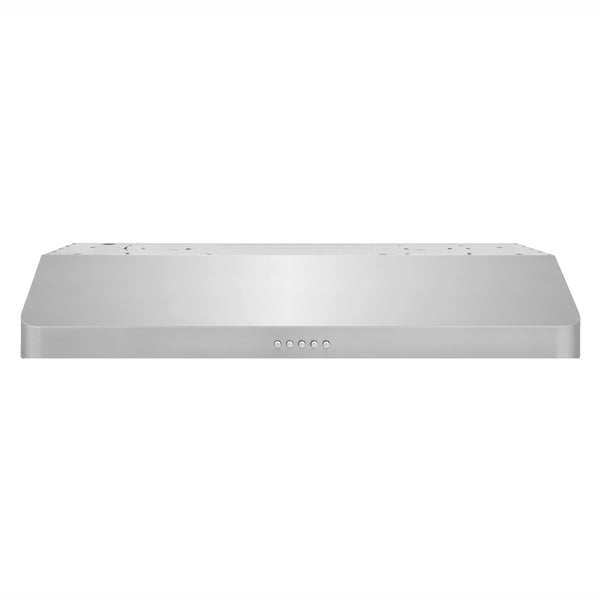 ZLINE 30 in. 300 CFM Ducted Under-Cabinet Range Hood in Stainless Steel, Hardwired Power (617-30)