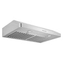 ZLINE 30 in. 300 CFM Ducted Under-Cabinet Range Hood in Stainless Steel, Hardwired Power (617-30)