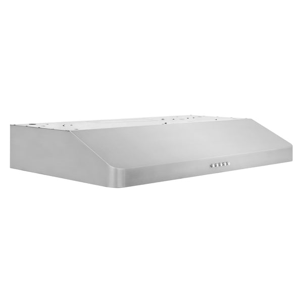 ZLINE 30 in. 300 CFM Ducted Under-Cabinet Range Hood in Stainless Steel, Hardwired Power (617-30)