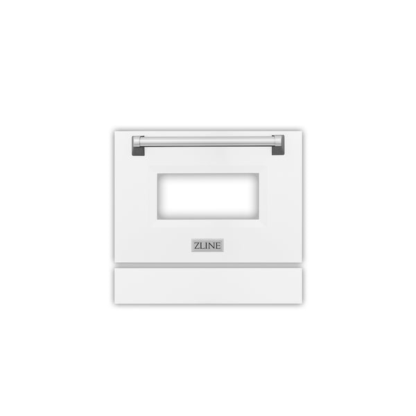 ZLINE 24 in. White Matte Range Door for RA and RG and RAIND Models (RA-DR-WM-24)