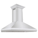 ZLINE 48" Professional Convertible Vent Wall Mount Range Hood in Stainless Steel with Crown Molding (587CRN-48)