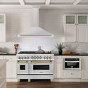 ZLINE 48 in. Autograph Edition Convertible Stainless Steel Range Hood with Stainless Steel Shell and Champagne Bronze Accents (KB4STZ-48-CB)