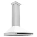 ZLINE 36 in. Autograph Edition Convertible Stainless Steel Range Hood with White Matte Shell (KB4STZ-WM36)