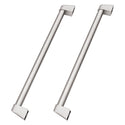 ZLINE Touchstone Refrigerator Drawer Helix Handles (Set of 2) in Stainless Steel (RDHOZ-24-K-ST)