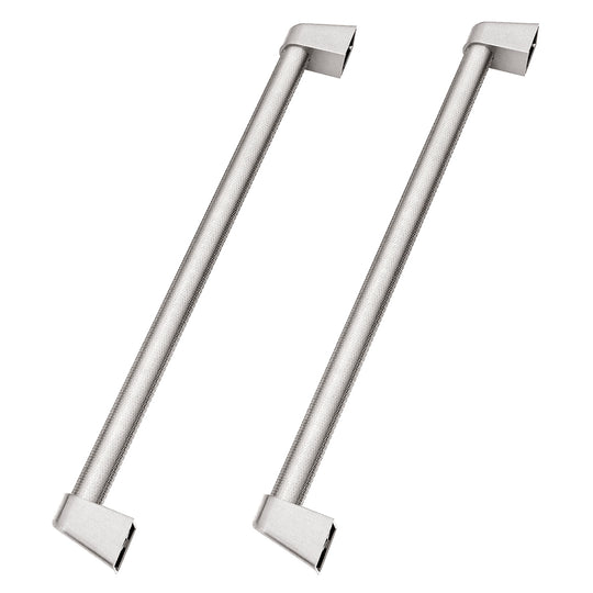 ZLINE Touchstone Refrigerator Drawer Helix Handles (Set of 2) in Stainless Steel (RDHOZ-24-K-ST)