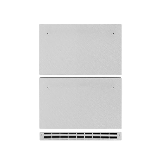 ZLINE 24 In. Touchstone Refrigerator Drawer Panels in Satin Stainless Steel (RDPO-SN-24)