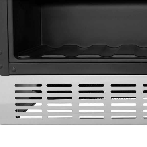 ZLINE 24 in. Monument 154 Can Beverage Fridge in Stainless Steel, Open Box-Good Condition