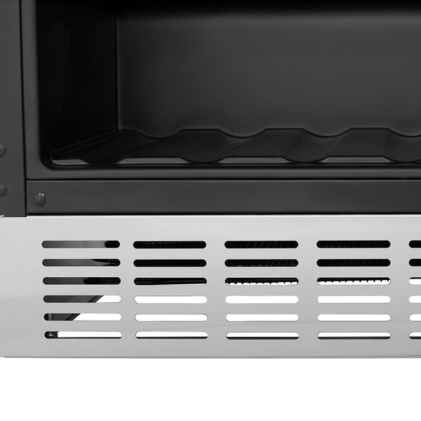 ZLINE 24 in. Monument 154 Can Beverage Fridge in Stainless Steel, Open Box-Great Condition