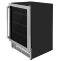 ZLINE 24 in. Monument 154 Can Beverage Fridge in Stainless Steel, Open Box-Good Condition
