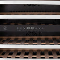 ZLINE 24 in. Monument Dual Zone 44 Bottle Wine Cooler with Wood Shelves in Stainless Steel, Open Box-Good Condition