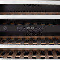 ZLINE 24 in. Monument Dual Zone 44 Bottle Wine Cooler with Wood Shelves in Stainless Steel, Open Box-Great Condition