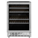 ZLINE 24" Monument Dual Zone 44-Bottle Wine Cooler in Stainless Steel (RWV-UD-24)