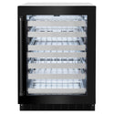 ZLINE 24 in. Touchstone Dual Zone 44 Bottle Wine Cooler With Black Stainless Steel Glass Door (RWDO-BS-24)