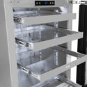ZLINE 24 in. Touchstone 151 Can Beverage Fridge with Panel Ready Glass Door, Open Box-Good Condition