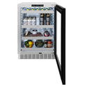 ZLINE 24 in. Touchstone 151 Can Beverage Fridge with Panel Ready Glass Door, Open Box-Great Condition