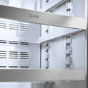 ZLINE 24 in. Touchstone Dual Zone 44 Bottle Wine Cooler with Satin Stainless Steel Glass Door (RWDO-SN-24)