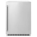 ZLINE 24 in. Touchstone 151 Can Beverage Fridge with Solid Stainless Steel Door, Open Box-Great Condition