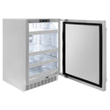 ZLINE 24 in. Touchstone 151 Can Beverage Fridge with Solid Stainless Steel Door, Open Box-Great Condition